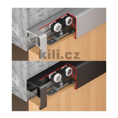 Kov�n� pro posuvn� dve�e, Slido D-Line11 80P, bez pojezdov� kolejnice