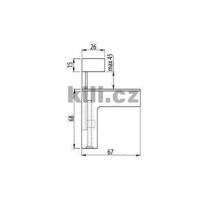 Nosi� polic Pinocio hranat� nerez