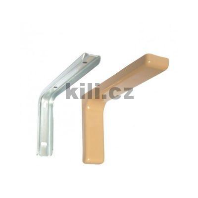 Policov� konzola s krytem 120 mm sv�tle hn�d� (ol�e)