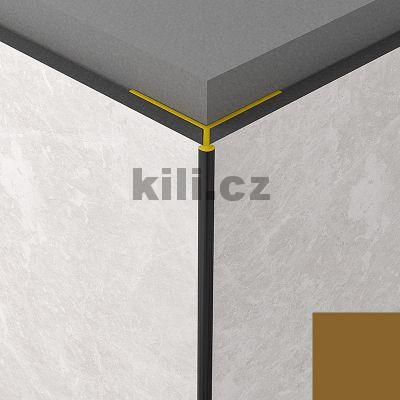 V�ce informac� o v�robku ROCKO profil A vn�j�� roh Bronze (Bronzov�) �hel 45�