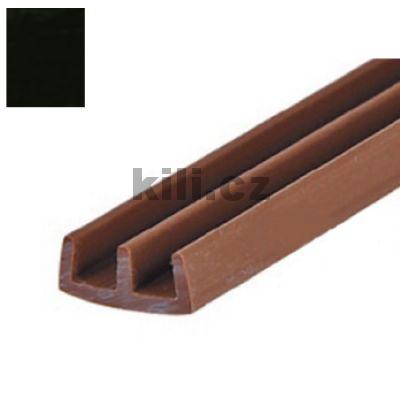 V�ce informac� o v�robku Pojezdov� profil spodn� pro sklo -�ern�  P17/B/01 -2 m