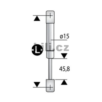 Plynov� vzp�ra 80N kr�tk�