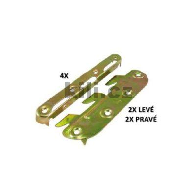 Spojovac� kov�n� na postele model 612 (8ks)