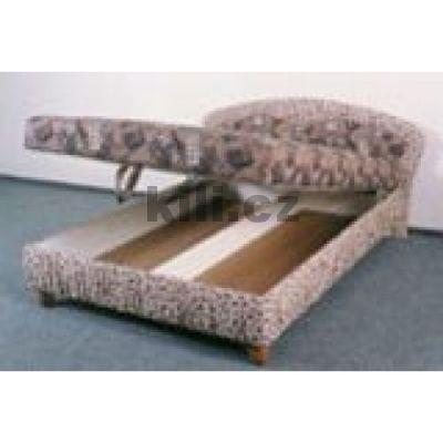 Postelov� v�klopn� kov�n� �eln� dvojl��ko