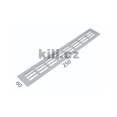 M��ka v�trac� SRL - ALFA elox st��brn� F1, 60x250 mm