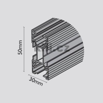 AMS profil konstruk�n� z�kladn� 1706 3m Al - V�prodej jen do vyprod�n� z�sob!