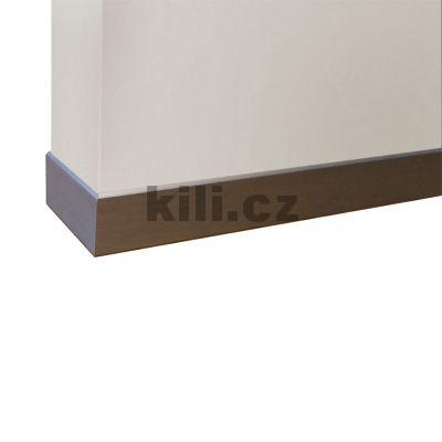 Ochrann� podlahov� profil do prostoru nerez brou�en� KP1/1M9/Ne