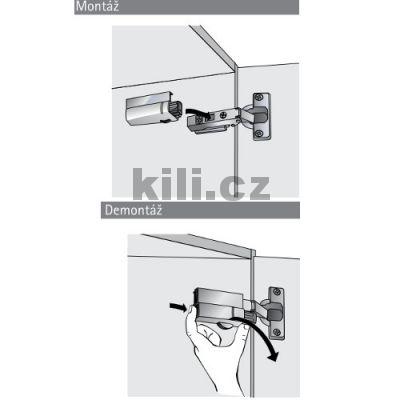 Tlumi� na ram�nko pro z�v�s Intermat nalo�en� - s klipovou mont��