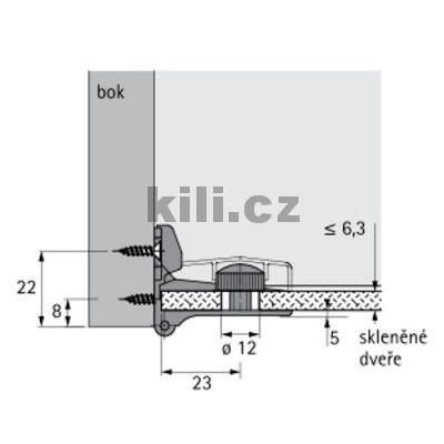 Z�v�s ET 5150 pro sklen�n� dve�e