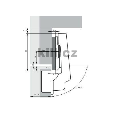 Z�v�s INTERMAT 9936 W90 vlo�en� 95� slep� �hel