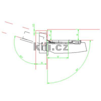 Z�v�s SENSYS 8645i nalo�en� 110� k nalis TH53 s pru�inou