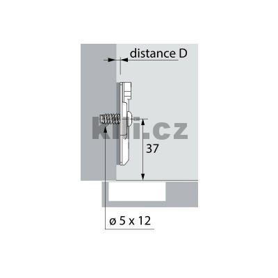 Podlo�ka SENSYS 3D, 1,5mm, Euro�roub