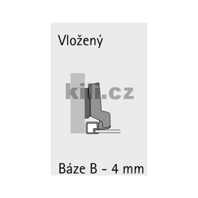 Z�v�s SENSYS clip ALU vlo�en� 95� pro Push to open bez pru�iny na vrut  - V�prodej jen do vyprod�n� z�sob!