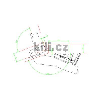 Mont�n� podlo�ka �hlov� Sensys 20� zinek niklovan�