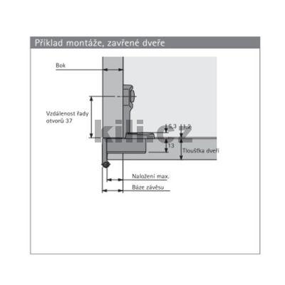 Selekta pro 2000 ram�nko s rozp�rn�mi pouzdry K15 bok 19 �ern�