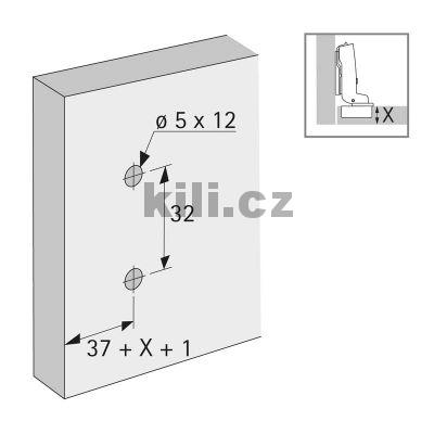 Podlo�ka 8099 D3 excentr euro�rouby
