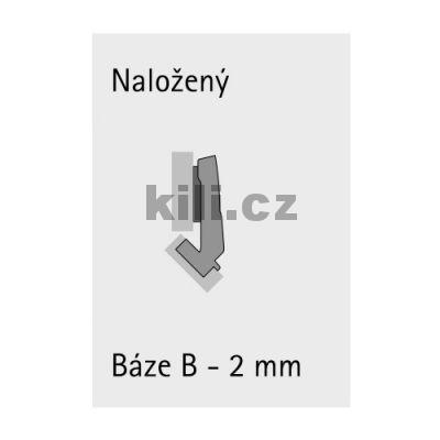 Z�v�s SENSYS clip polonalo�en� W45 95� bez tlumen� s pru�inou FIX rozte� 52mm