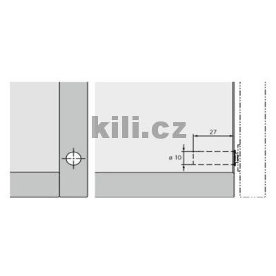 Push to open lock do hrany b�l�