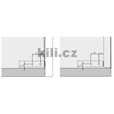 Push to open magnet k na�roubov�n� kr�tk� �ed�