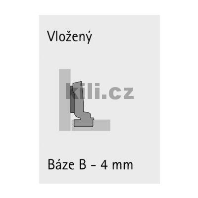 Z�v�s SENSYS clip vlo�en� 95� s tlumen�m na vrut rozte� 52mm, siln� dv��ka