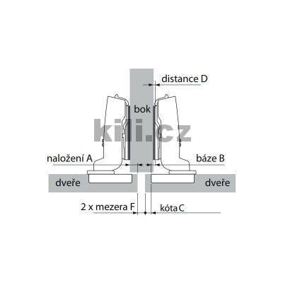 Z�v�s SENSYS 8646i polonalo�en� 110� TH52 TMAV�, obsidi�n