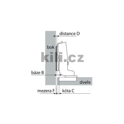 Z�v�s SENSYS 8646i vlo�en� 110� TH52 TMAV�, obsidi�n