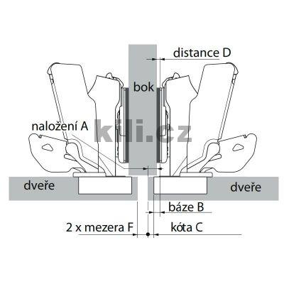 Z�v�s SENSYS 8657i 165� polonalo�en� TH52 TMAV�, obsidi�n