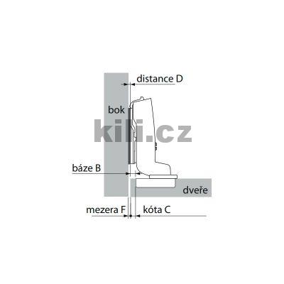 Z�v�s SENSYS pro tenk� dv. vlo�. 110� bez pru�iny na vrut 52 mm
