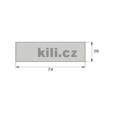 Podlo�ka 6mm line�rn� k nalepen� pro Avosys