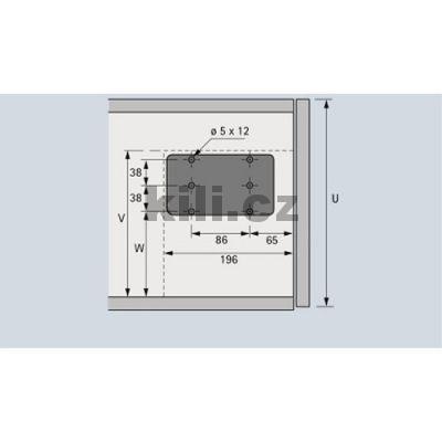 Lift mini brzda sklopn�ch dv��ek - typ A