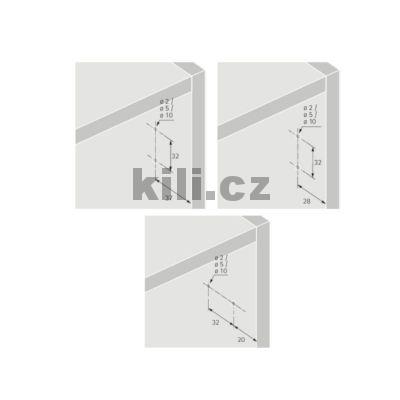 Push to open silent pro dve�e se z�v�sy antracit
