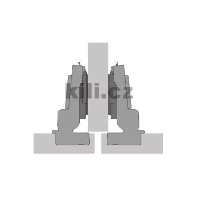 Z�v�s NOVISYS polonalo�en� 105� s tlumen�m, na vrut rozte� 52 mm, nikl