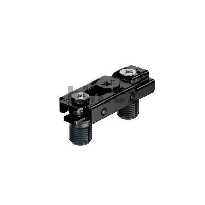 Podlo�ka 3mm line�rn� s rozp�rn�mi pouzdry 10mm pro Avosys a Novisys, obsidi�n