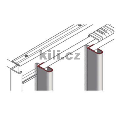 Dve�n� �chytkov� profil (15-16mm) 2500mm alu