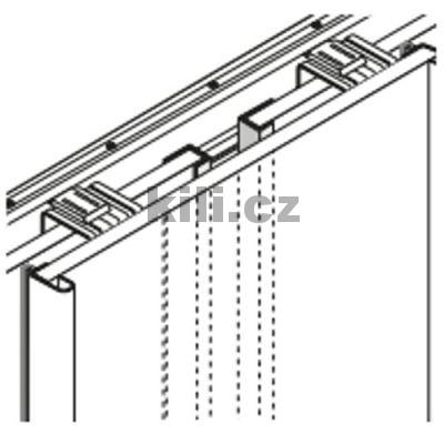 Dve�n� u-profil (15-16mm) 2500mm alu elox