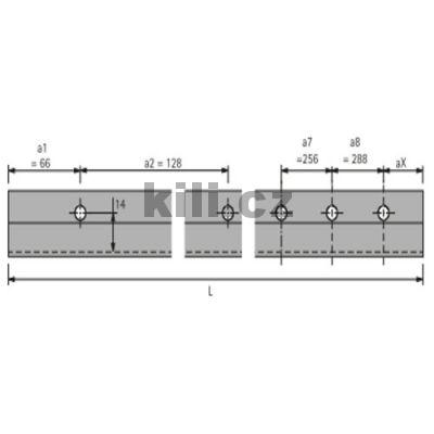 Dve�n� u-profil (15-16mm) 2500mm alu elox