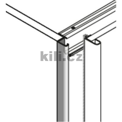 Zakon�ovac� profil korpusu sk��n� pro zadn� dve�e, 2500 mm