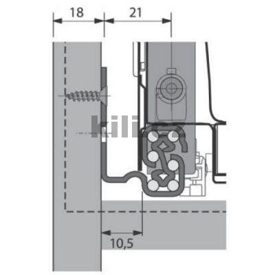 Plnov�suv QUADRO V6+ p�r EB10,5 620 mm 50 kg s tlumen�m pro ATIRA
