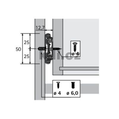 Kuli�kov� plnov�suv KA 4932/550 na bok EB12,7 60kg