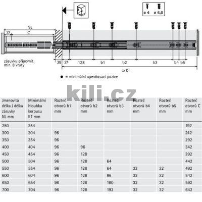 Kuli�kov� plnov�suv KA 4932/650 na bok EB12,7 60kg