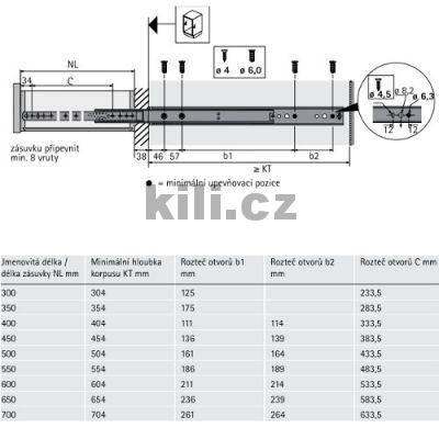 Kuli�kov� plnov�suv KA 4620/300 na bok EB19 90kg