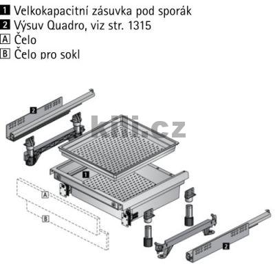 INNOTECH ATIRA z�suvka pod spor�k,sokl 100mm,plast �ed�