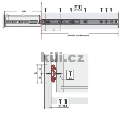 Kuli�kov� plnov�suv KA 5632/450 na bok EB12,7 45kg