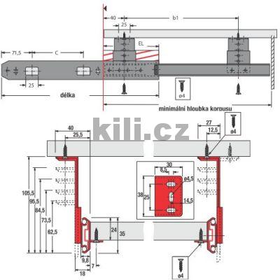 Kuli�kov� ��ste�n� v�suv KA 3434/300 na kl�vesnici 20kg