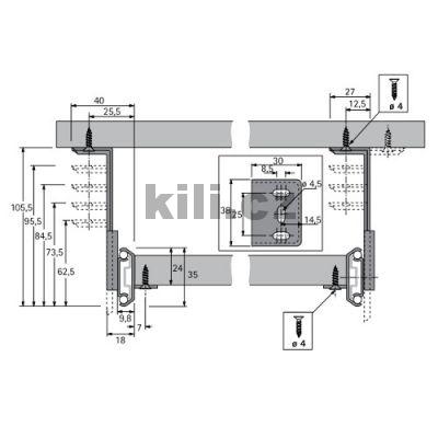 Kuli�kov� ��ste�n� v�suv KA 3434/500 na kl�vesnici 20kg