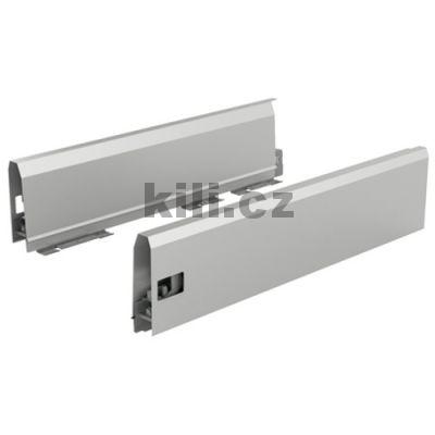 Bok z�suvky ARCITECH st��brn� prav� 126 mm, 550 mm