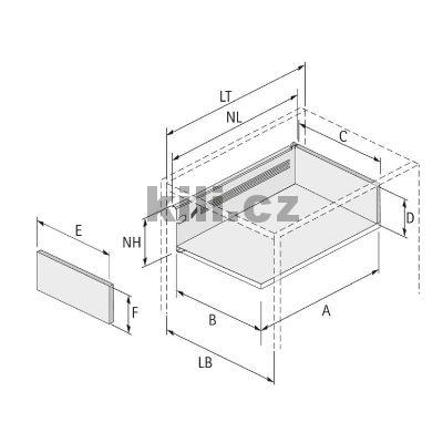MULTITECH z�suvka V118 L550 b�l�
