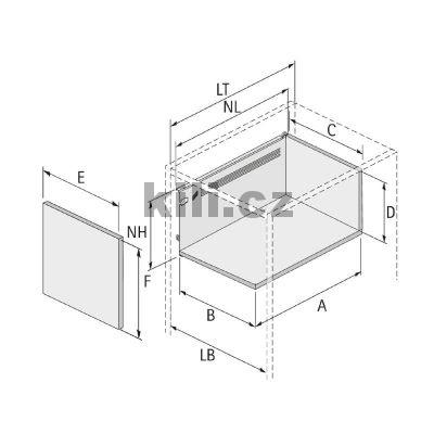 MULTITECH z�suvka V214 L400 b�l�