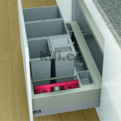 Odpadkov� ko� BASE 600 pro ARCITECH 600 mm, 500 mm 20 + 10 + 10 L