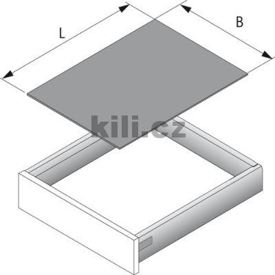 Protiskluzov� podlo�ka 5000mm L520 antracitov�